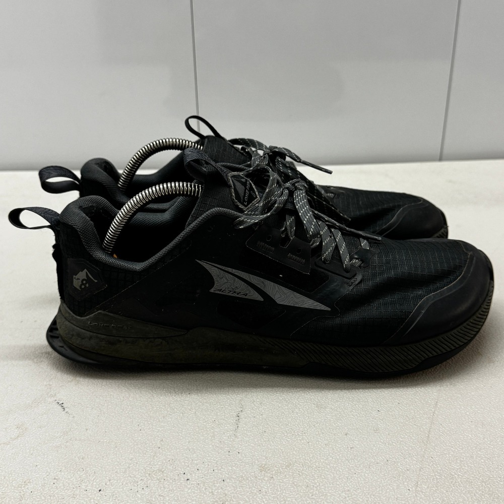 Altra Lone Peak 8 Mens 10.5 Black Trail Running Shoes AL0A85NC020
